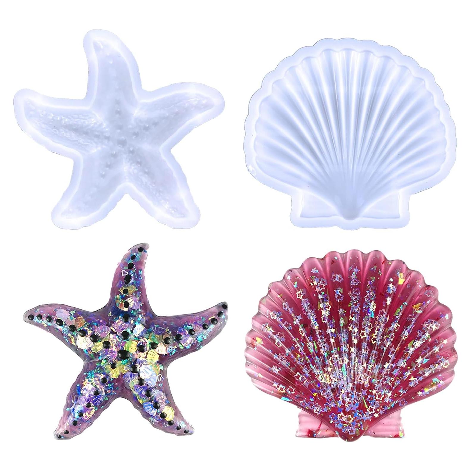 Molde de Silicona 3D Estrella de Mar Kunyeah 11.1x10.5cm