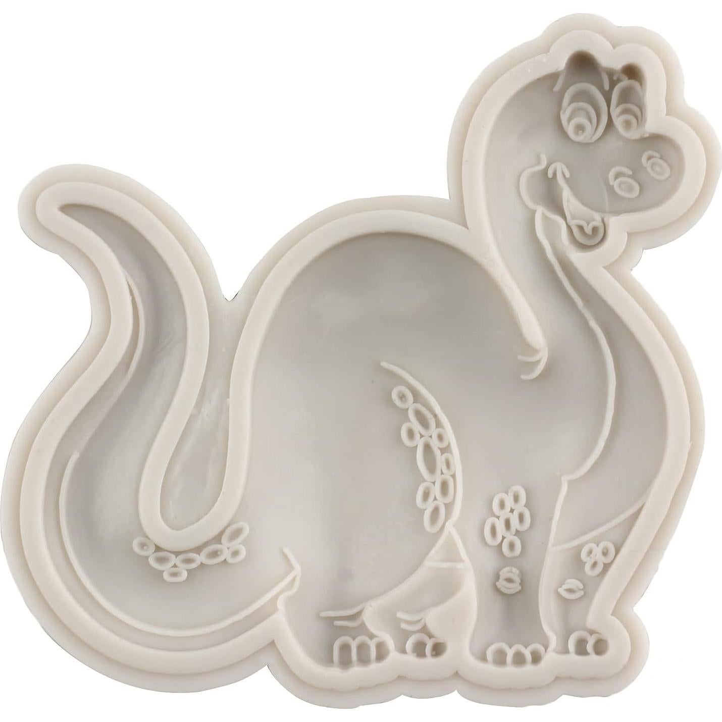 Moldes de Silicona para Fondant Dinosaurio Sijiangmold - Set de 6