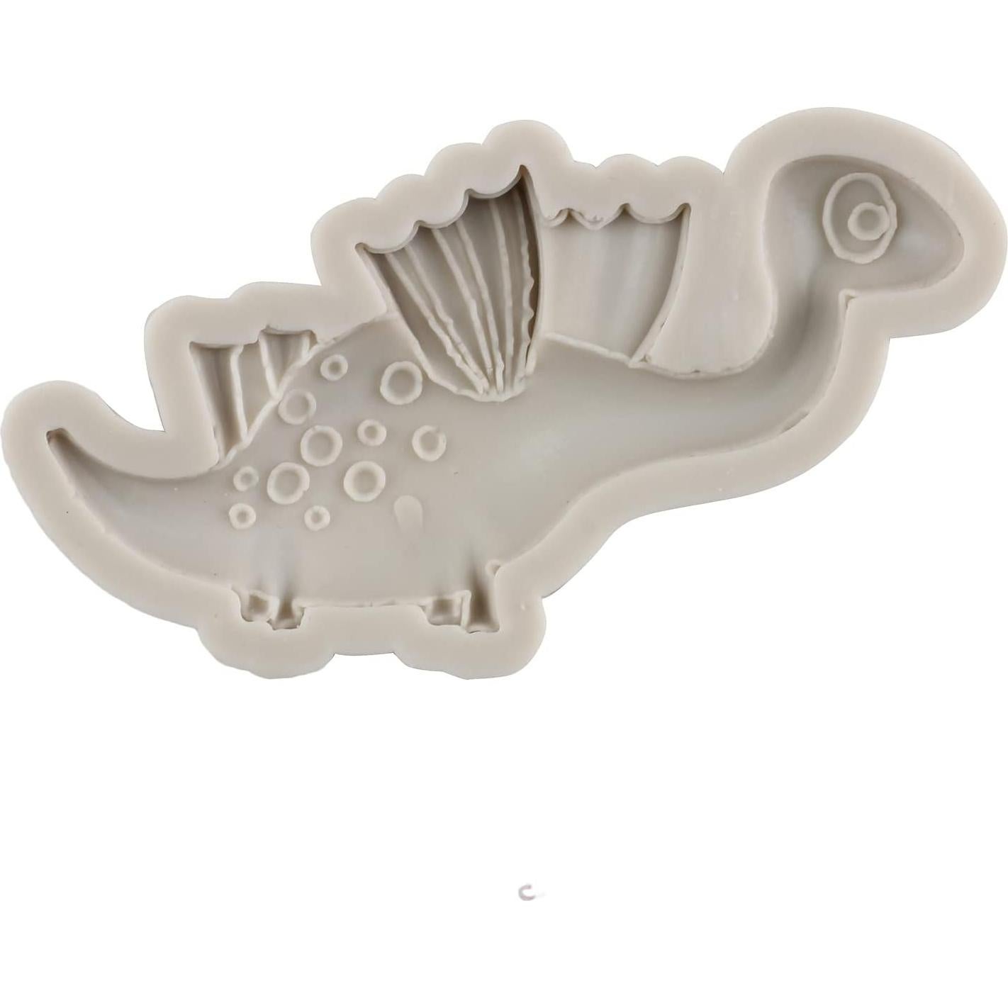 Moldes de Silicona para Fondant Dinosaurio Sijiangmold - Set de 6