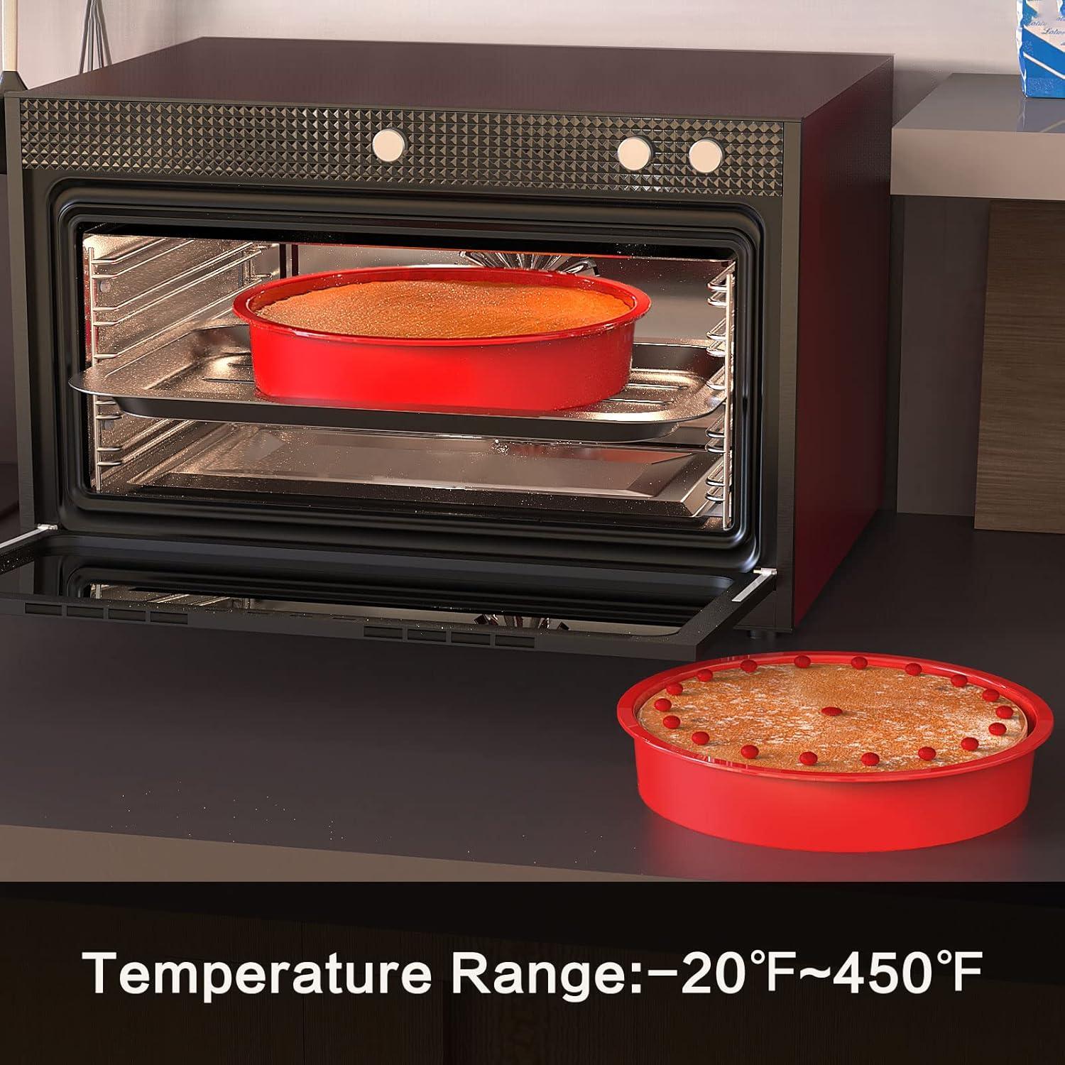 Molde de Pastel Redondo Antiadherente SILIVO 22.86 cm - Paquete de 2