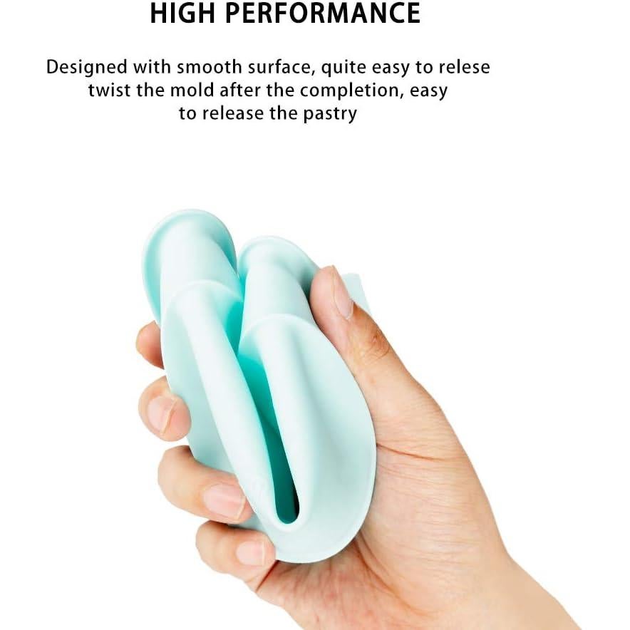 Molde Redondo de Silicona PaWuKi 6 Pulgadas Antiadherente - 4 Piezas