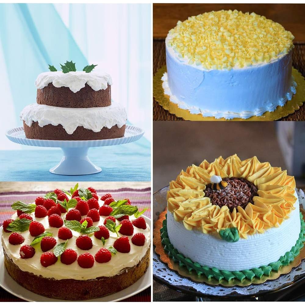 Molde Redondo de Silicona PaWuKi 6 Pulgadas Antiadherente - 4 Piezas