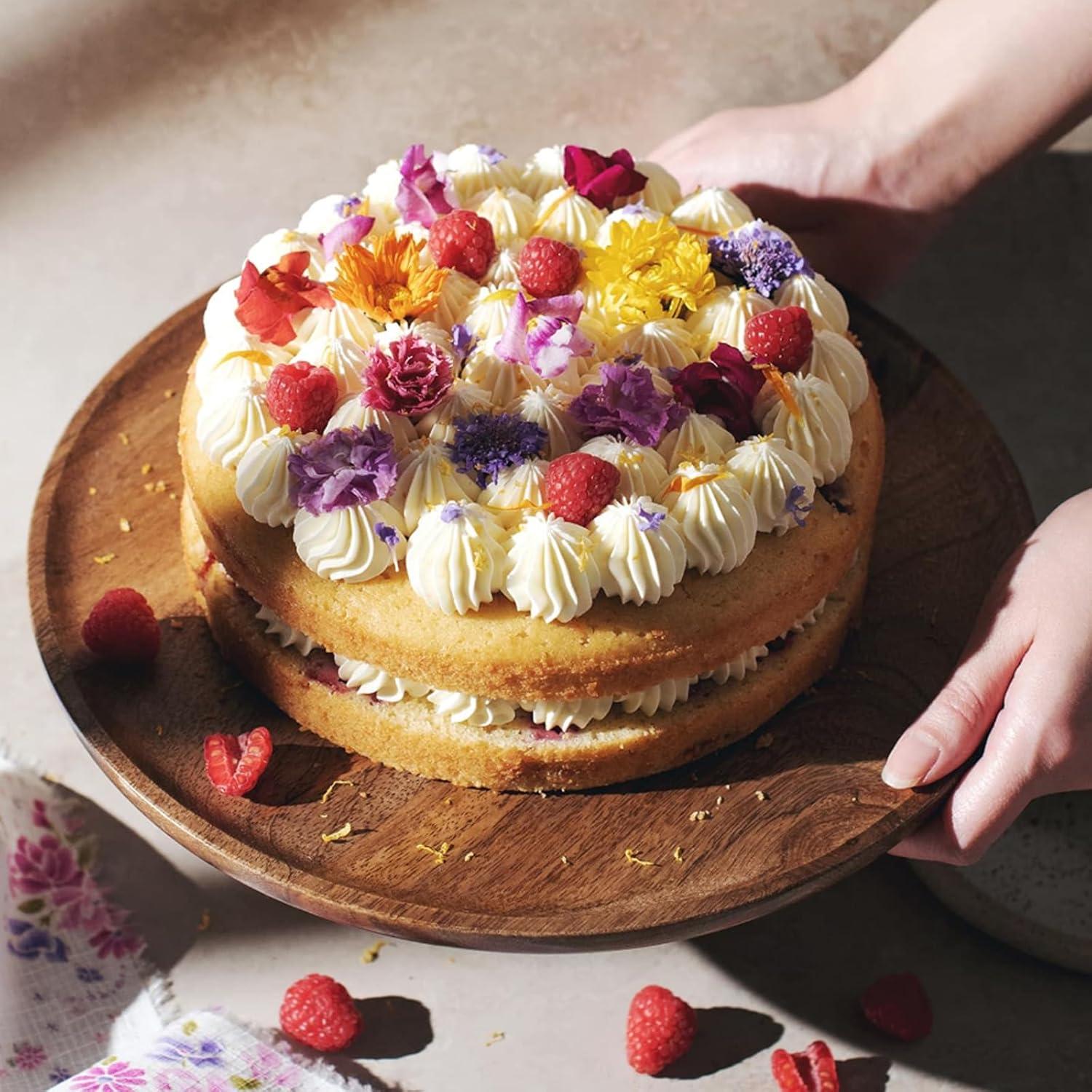 Molde Redondo para Pasteles HUAKENER 10 Pulgadas 3 Piezas Silicona