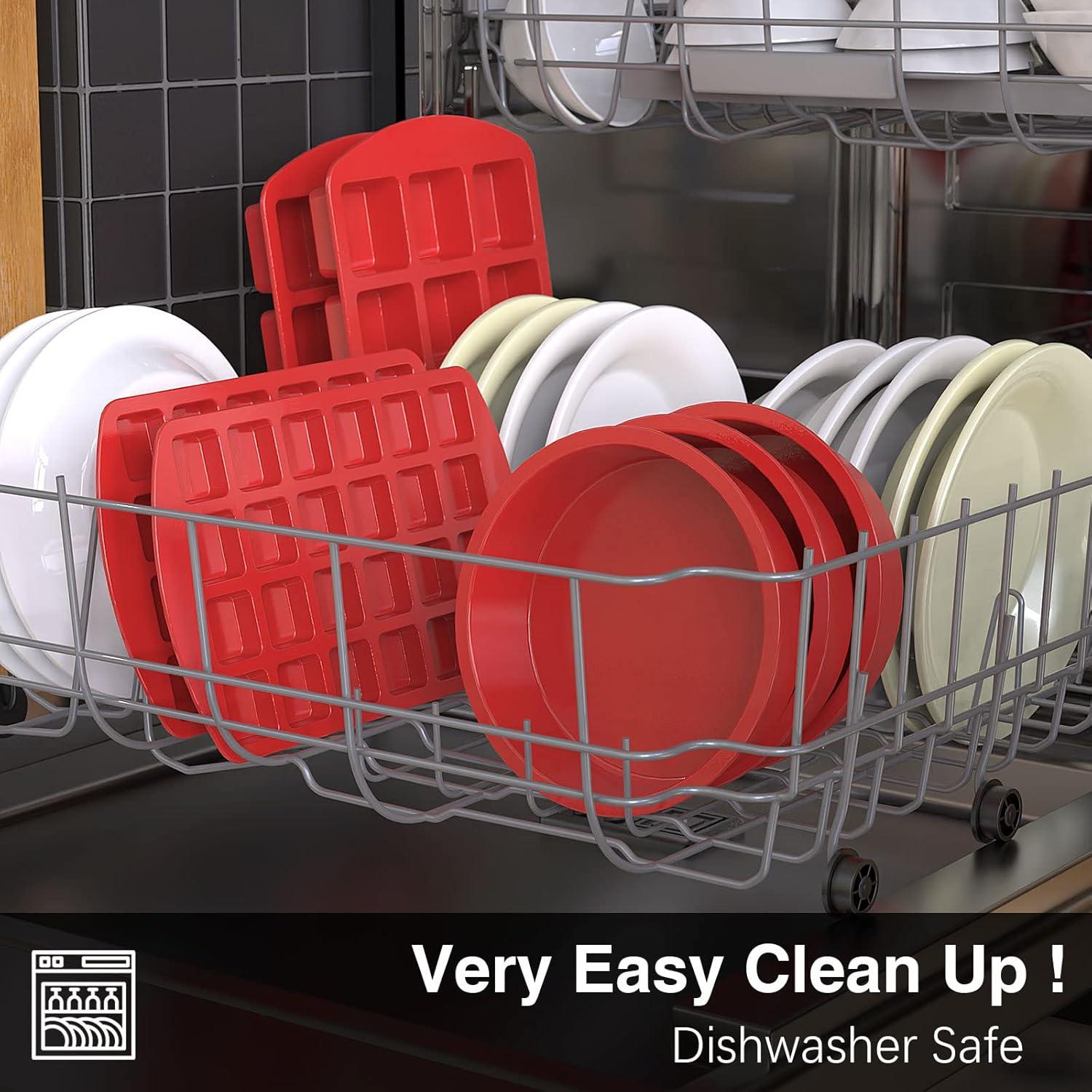 Moldes Redondos de Silicona Antiadherente SILIVO 20.32 cm - Paquete de 3