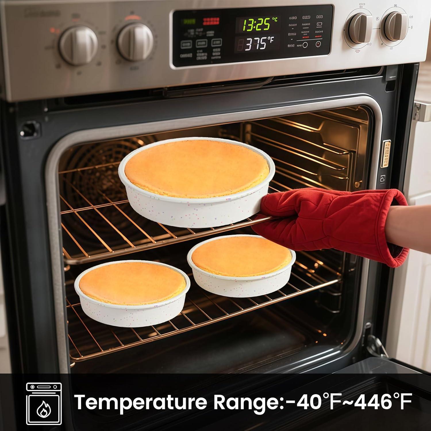 Molde Redondo de Silicona Vinino 15 cm Antiadherente Set 2