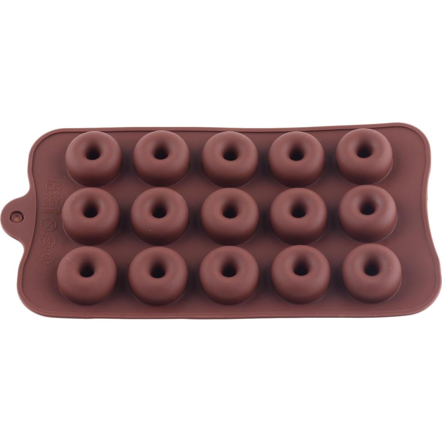 Moldes de Silicona para Donas YIMINGMOLD 2 Pcs 20.7x10.6 cm