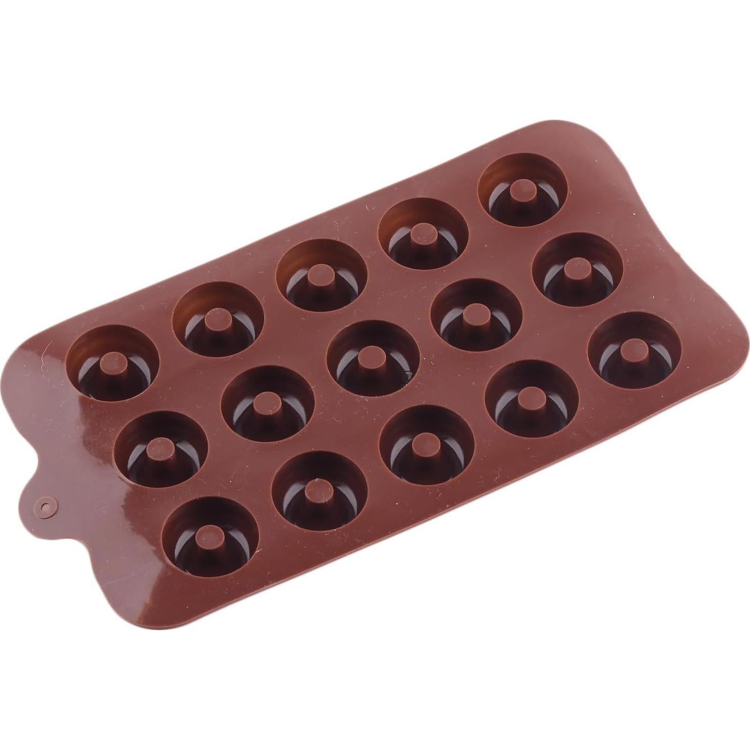 Moldes de Silicona para Donas YIMINGMOLD 2 Pcs 20.7x10.6 cm