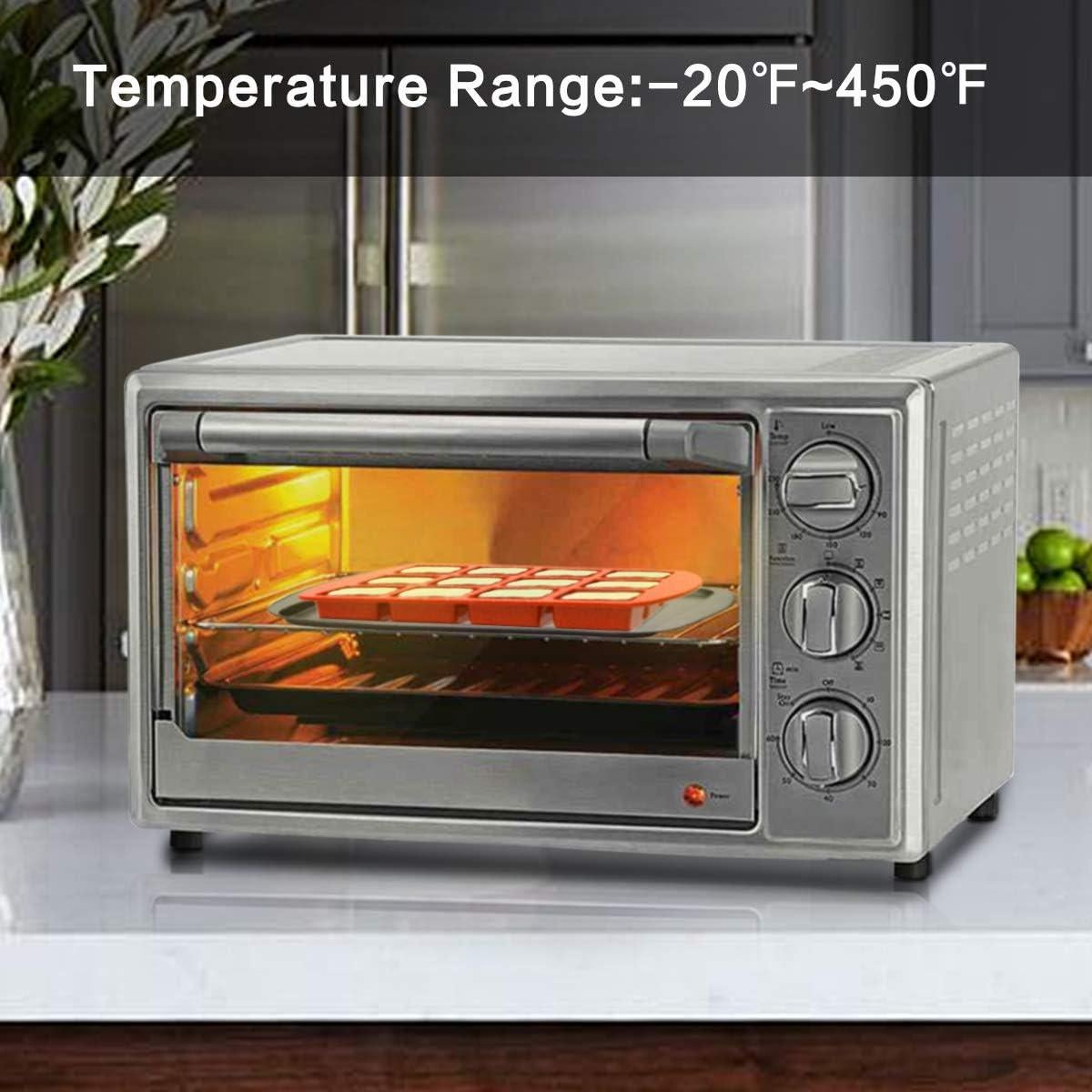 Molde de Silicona Antiadherente SILIVO para Brownies 12 Cavidades