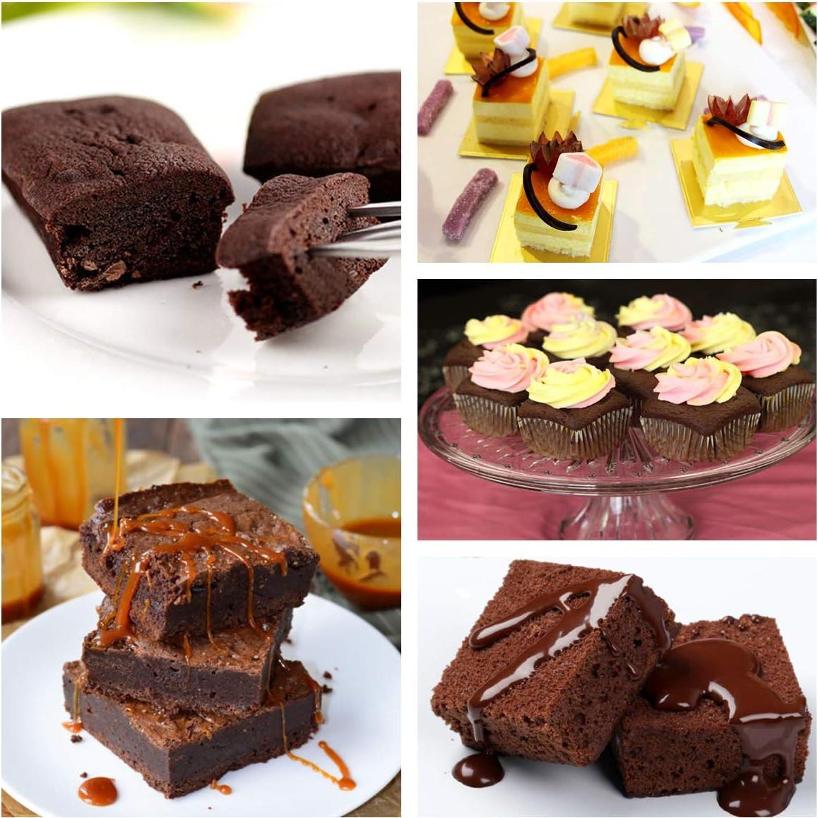 Molde de Silicona Antiadherente SILIVO para Brownies 12 Cavidades