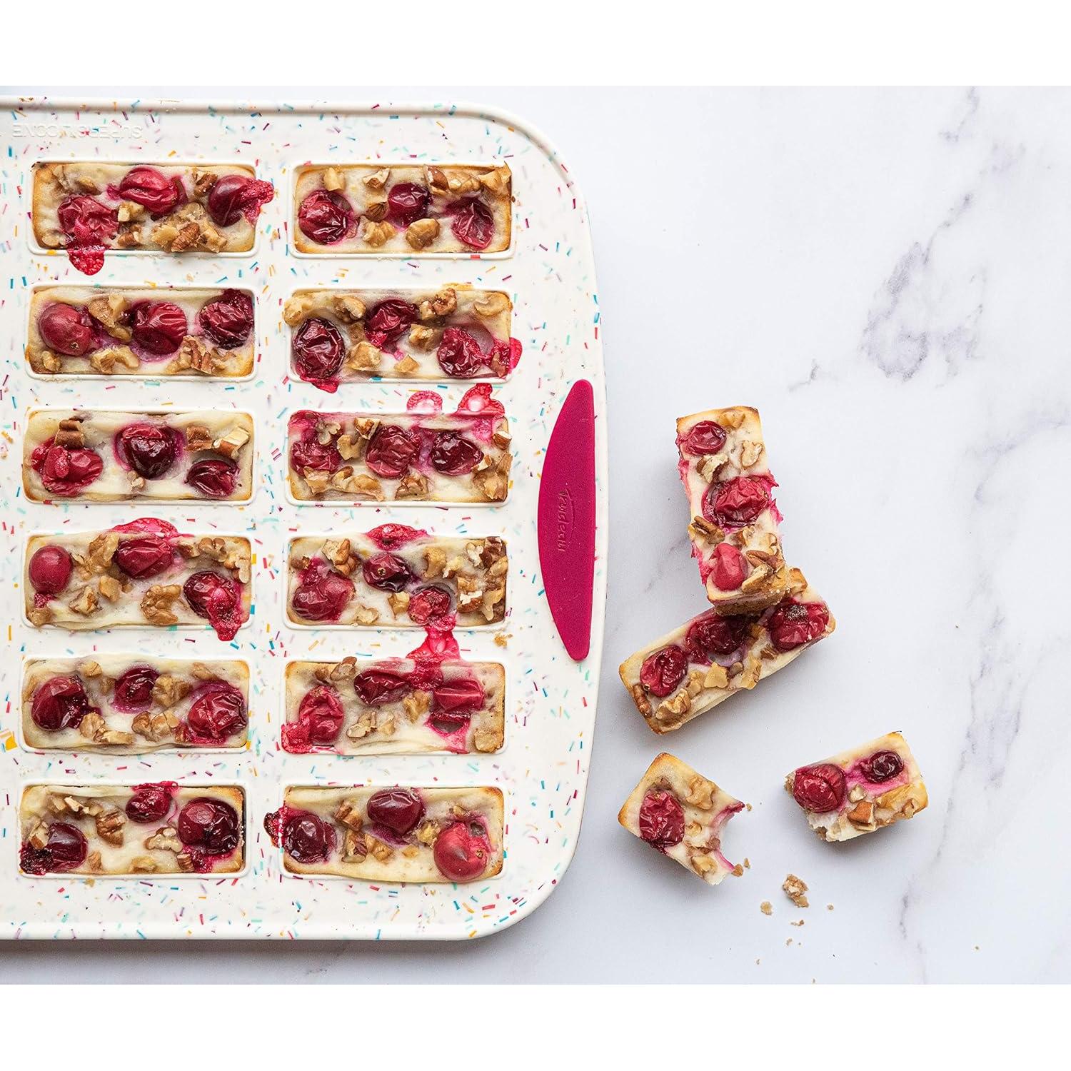 Molde de Silicona Trudeau 24 Cavidades Confetti Blanco