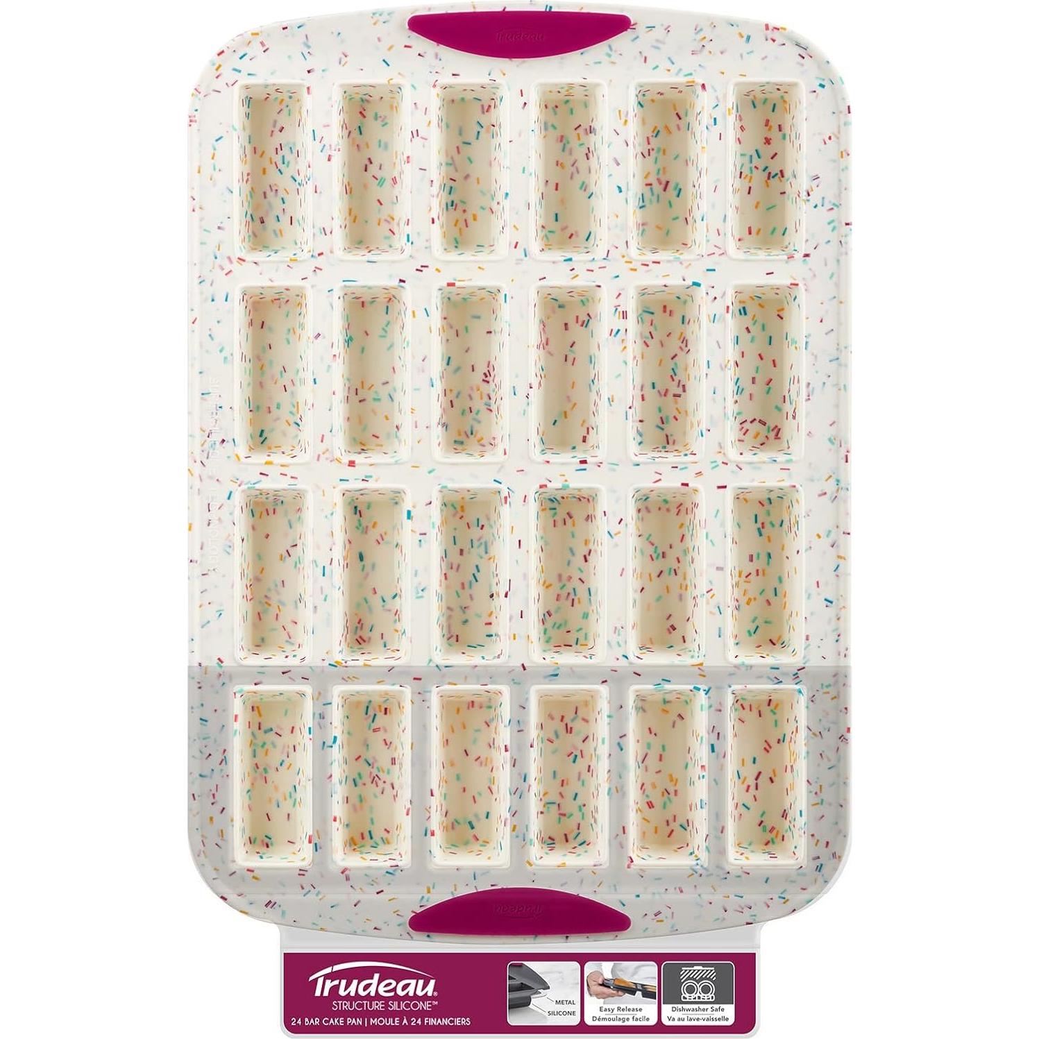 Molde de Silicona Trudeau 24 Cavidades Confetti Blanco