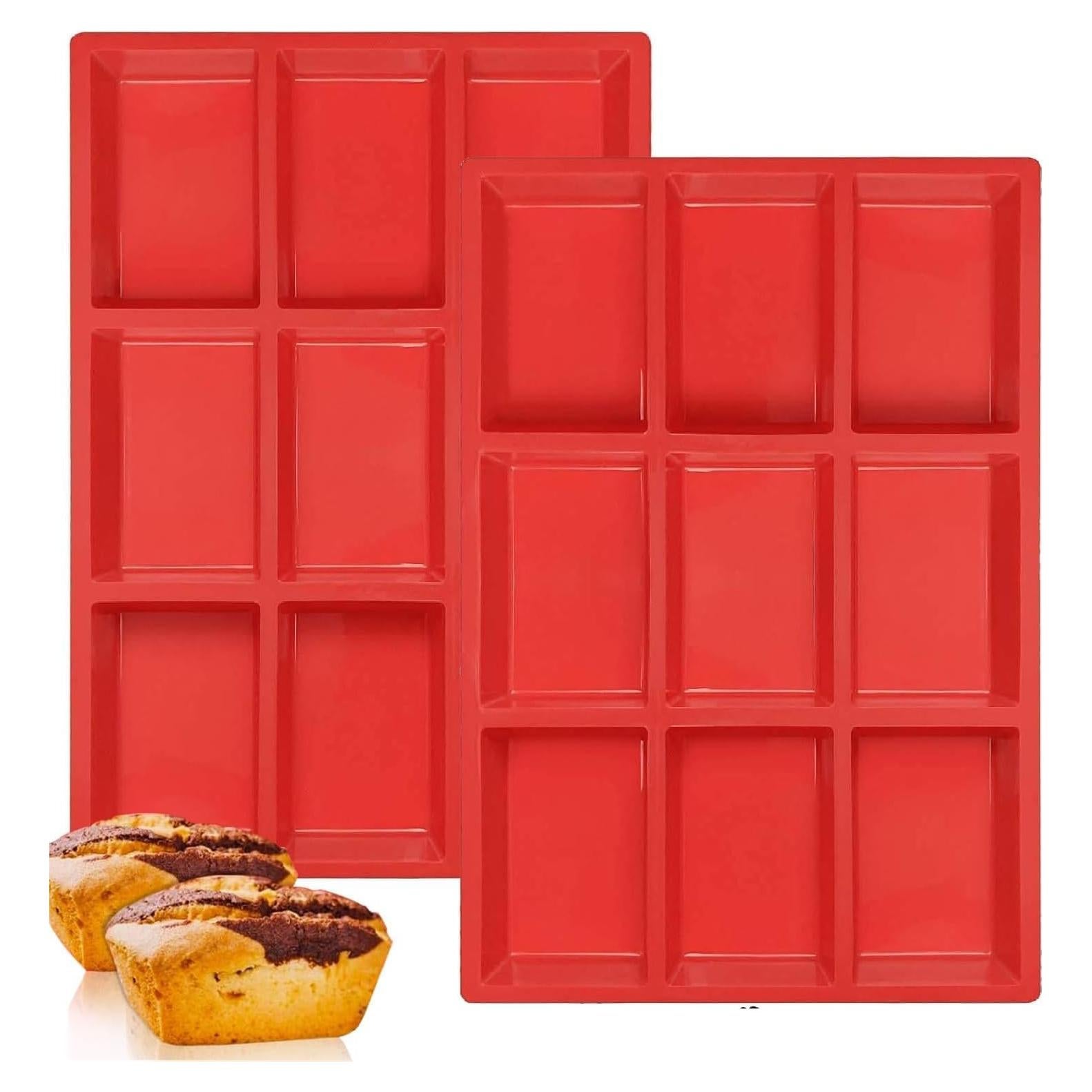 Molde Mini Pan de Silicona Bamutu 2 Piezas 18 Cavidades