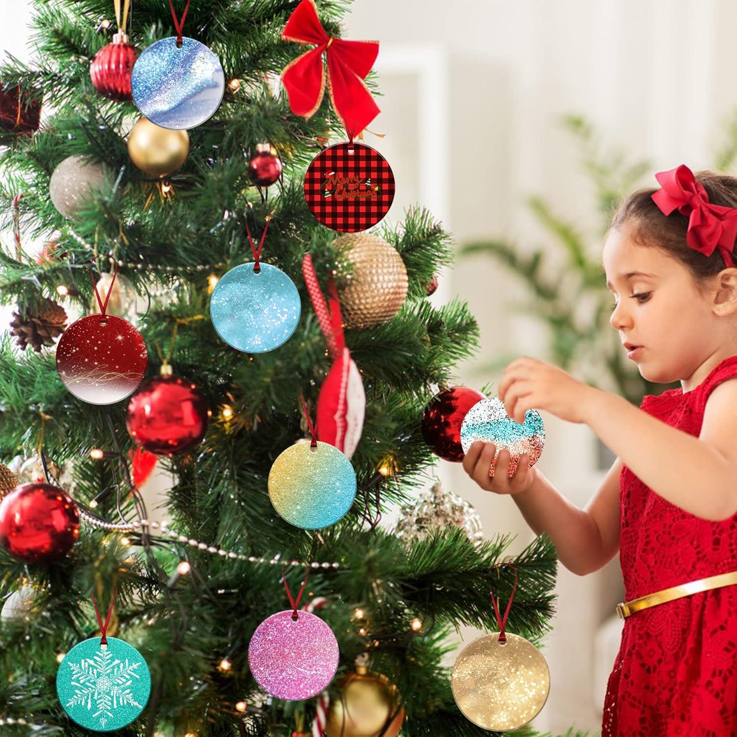 Moldes de Silicona Redondos PEVOGON 4 Pcs 7.62 cm Navidad