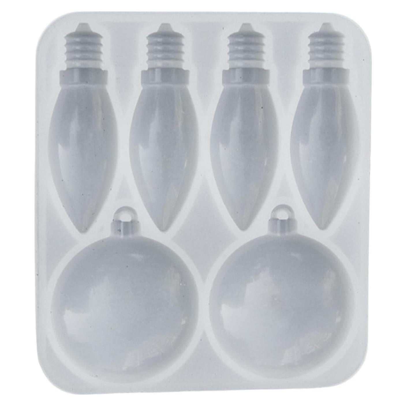 Molde de Silicona Redondo Saccgt para Colgantes de Bombilla