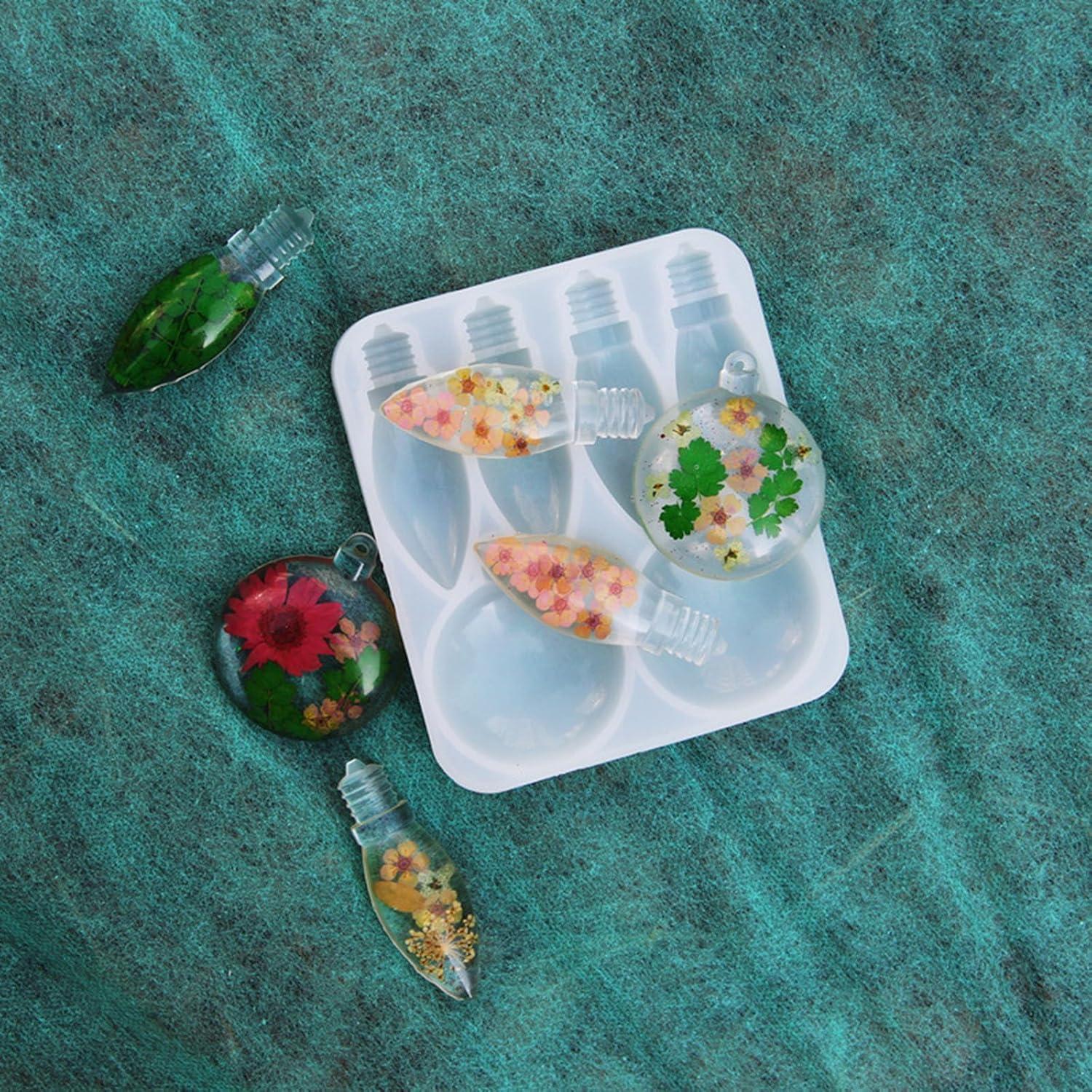 Molde de Silicona Redondo Saccgt para Colgantes de Bombilla