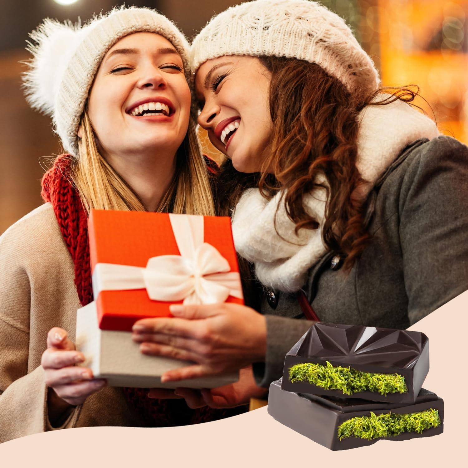 Molde de Chocolate Profundo UWILLION 2.54 cm Marrón Geométrico