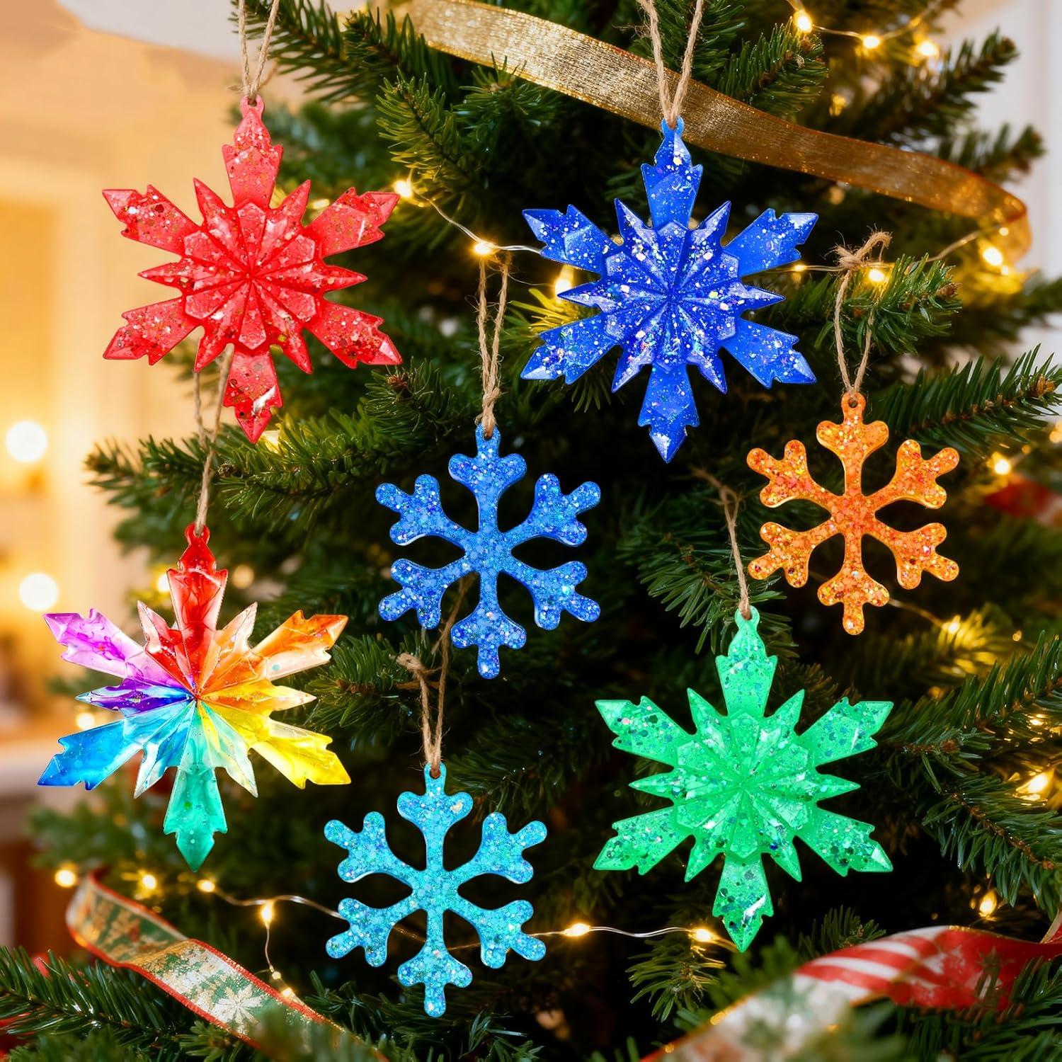 Set de 9 Moldes de Silicona Copo de Nieve ZQYSING