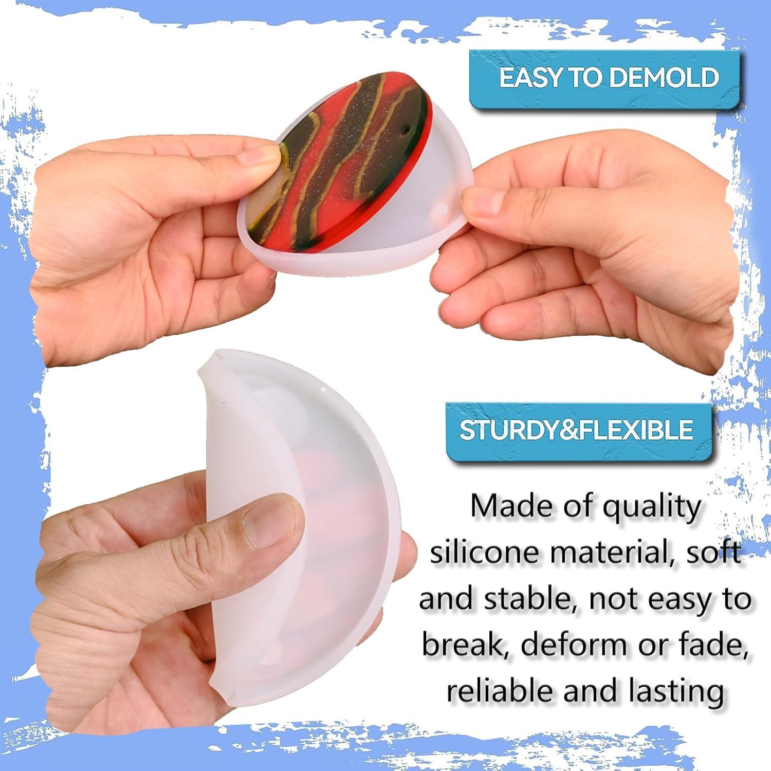 Moldes de Resina Actvty para Adornos de Navidad 4 Pcs