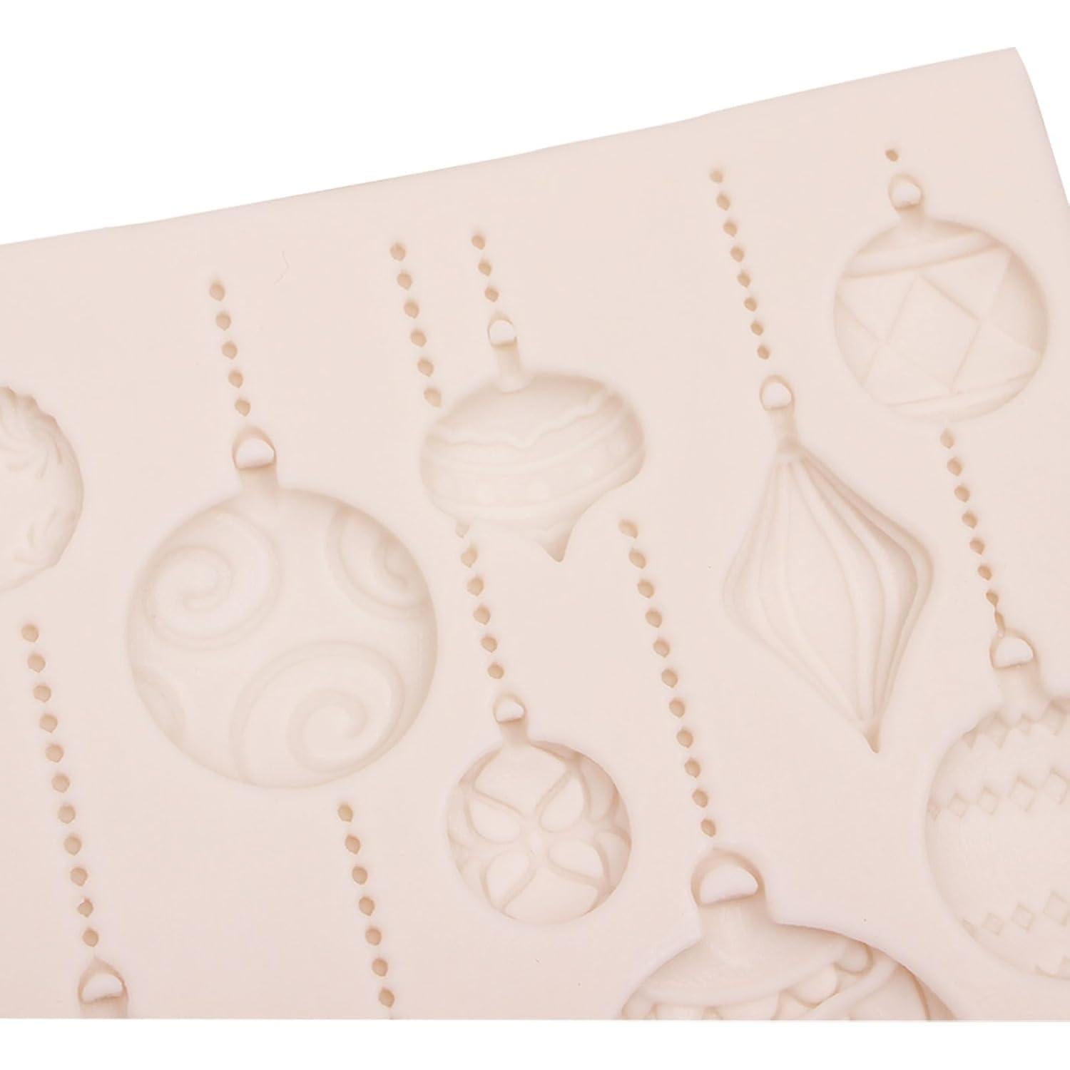 Molde de Silicona Globo Aerostático Navidad WK-29 10.5cm