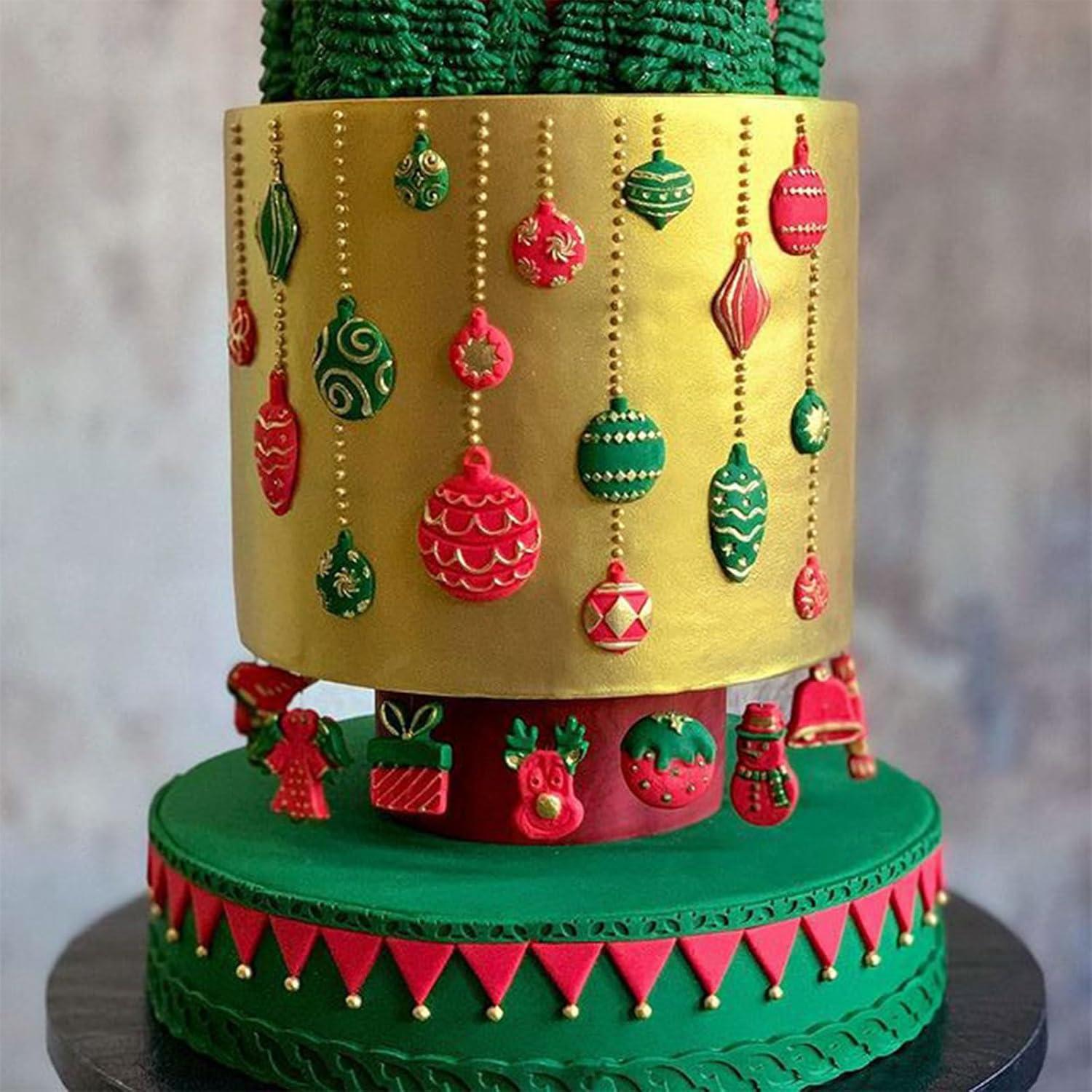 Molde de Silicona Globo Aerostático Navidad WK-29 10.5cm