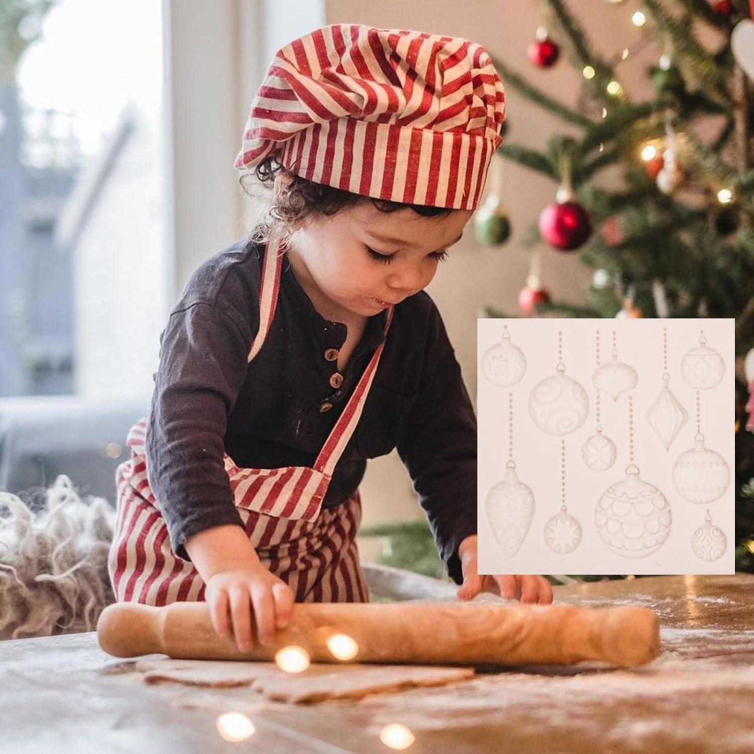 Molde de Silicona Globo Aerostático Navidad WK-29 10.5cm