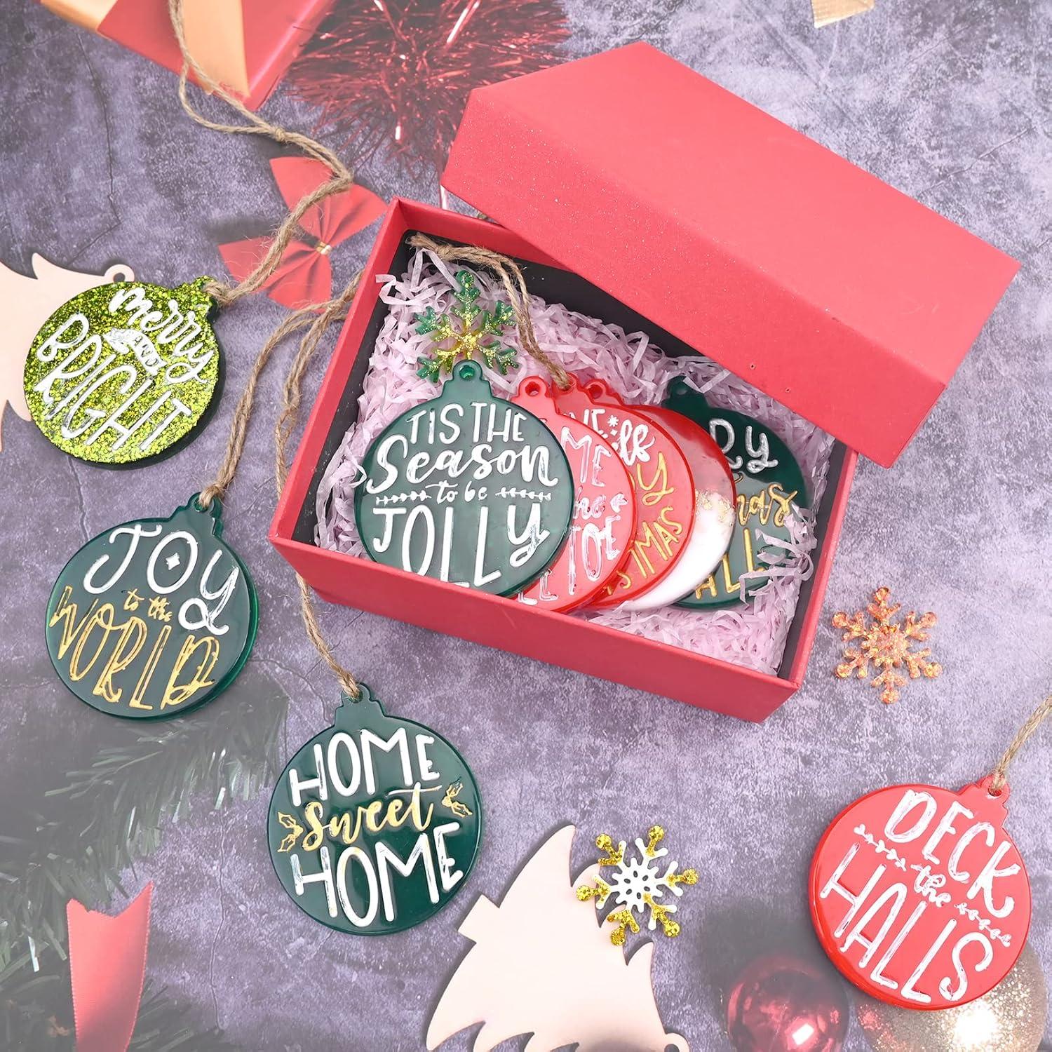 Moldes de Resina de Navidad Actvty - 2 Piezas Silicona 7.24 cm