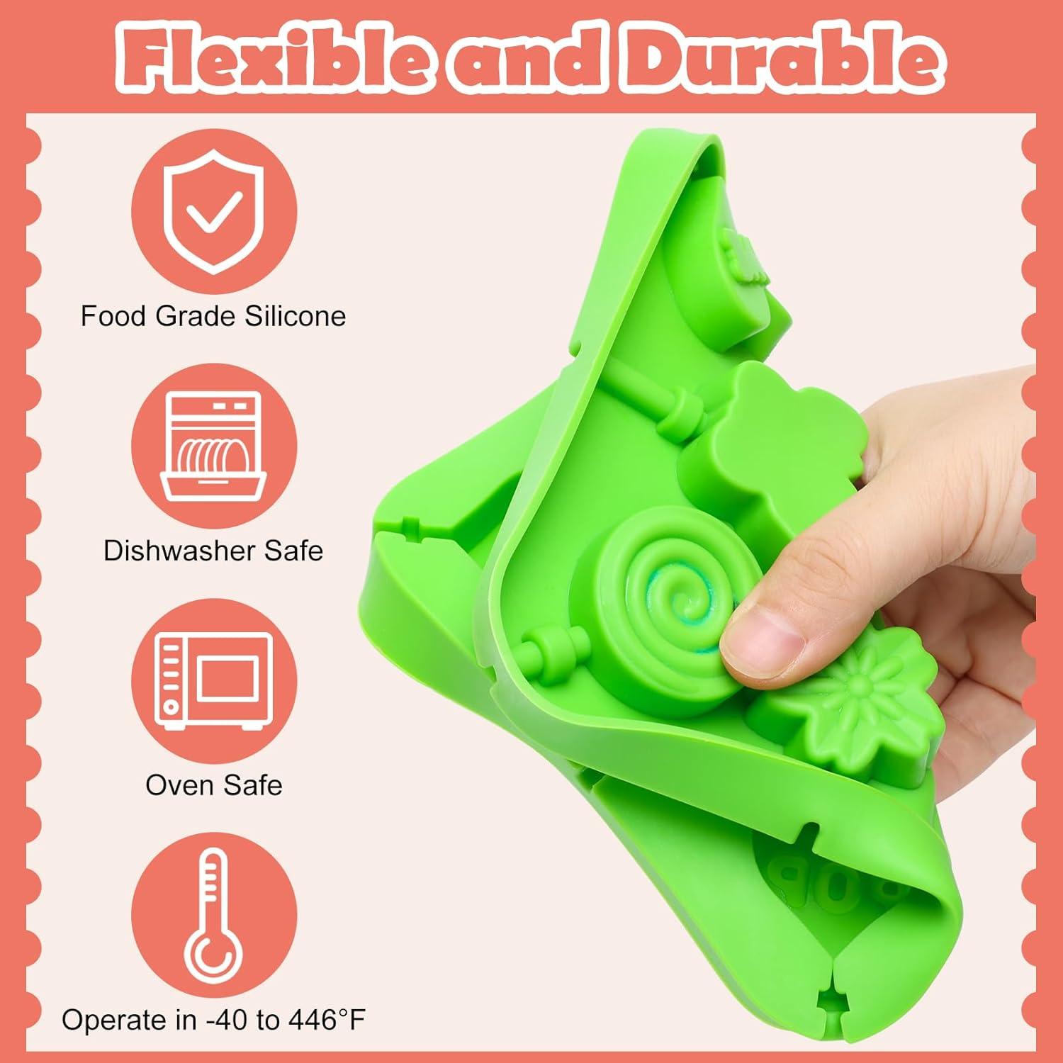 Moldes de Silicona para Lollipop Bettoor - 4 Piezas con 100 Palitos