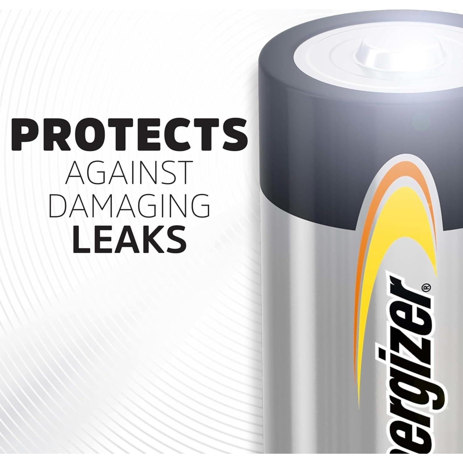 Baterías Alcalinas Energizer D 12 Pzs Larga Duración