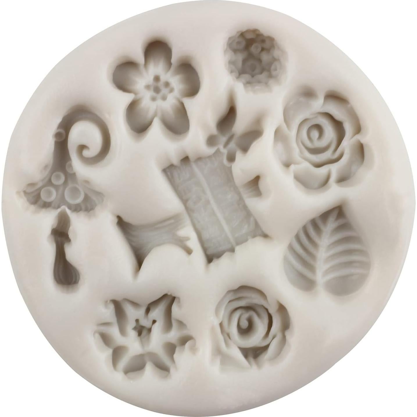 Molde de Silicona Sijiangmold Jardín de Hadas 5 Piezas