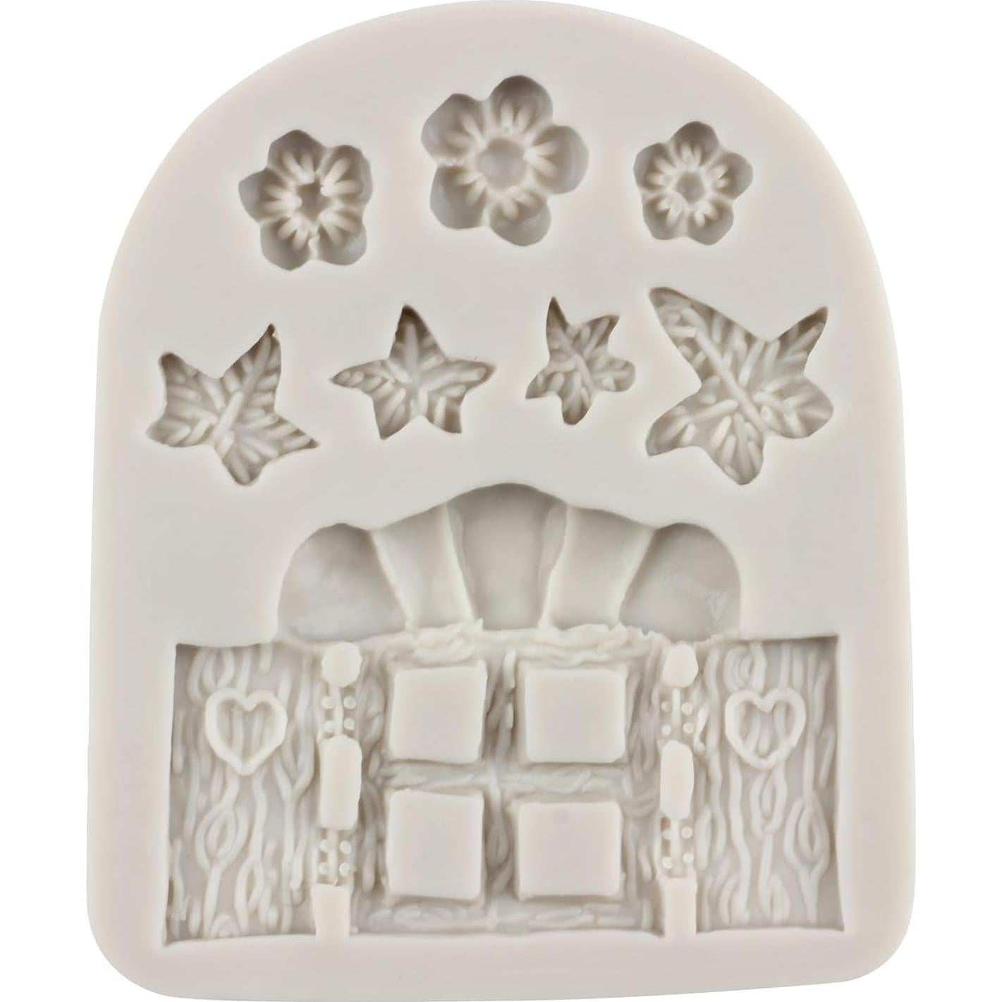 Molde de Silicona Sijiangmold Jardín de Hadas 5 Piezas