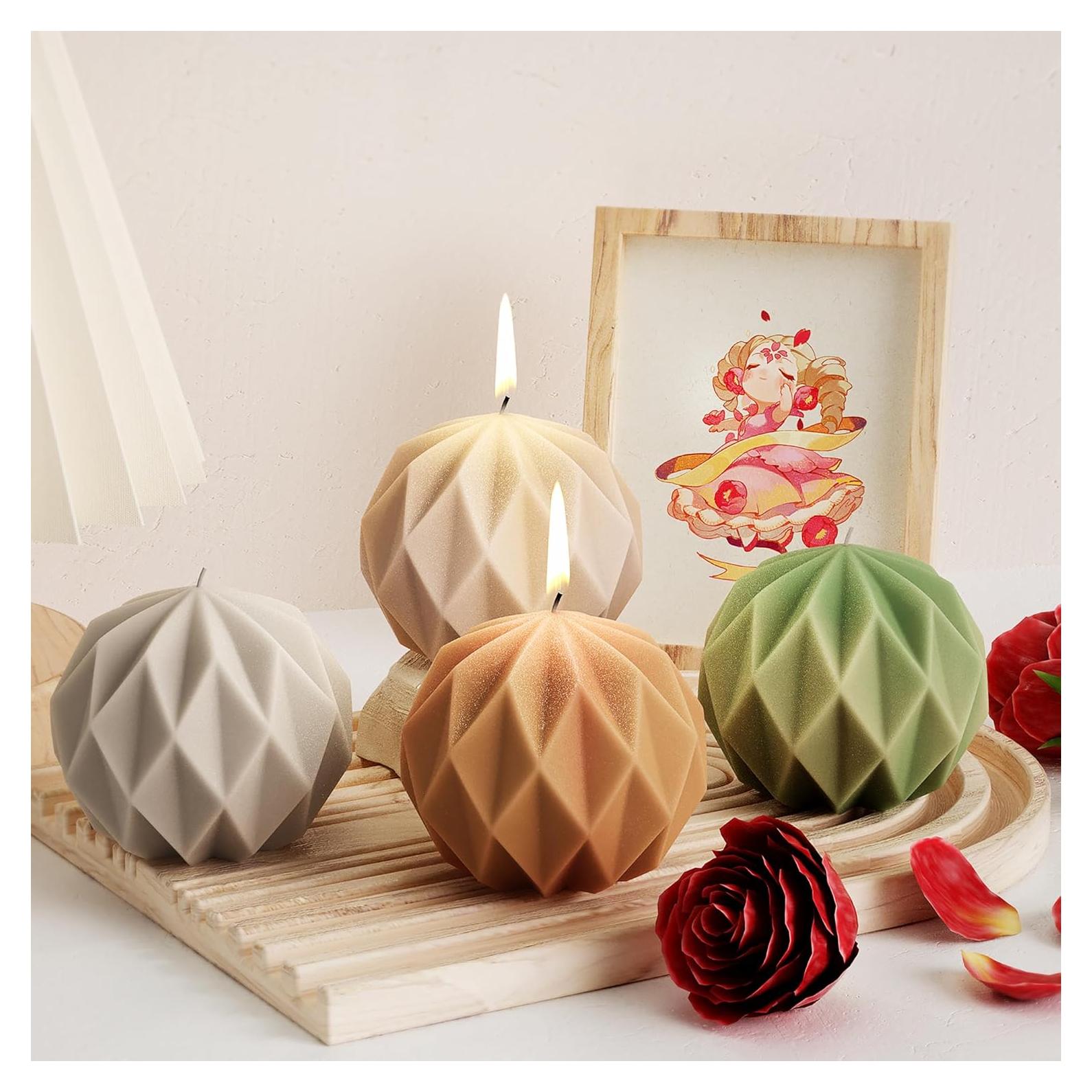 Molde de Silicona para Vela en Espiral Diamond - EVERELAM