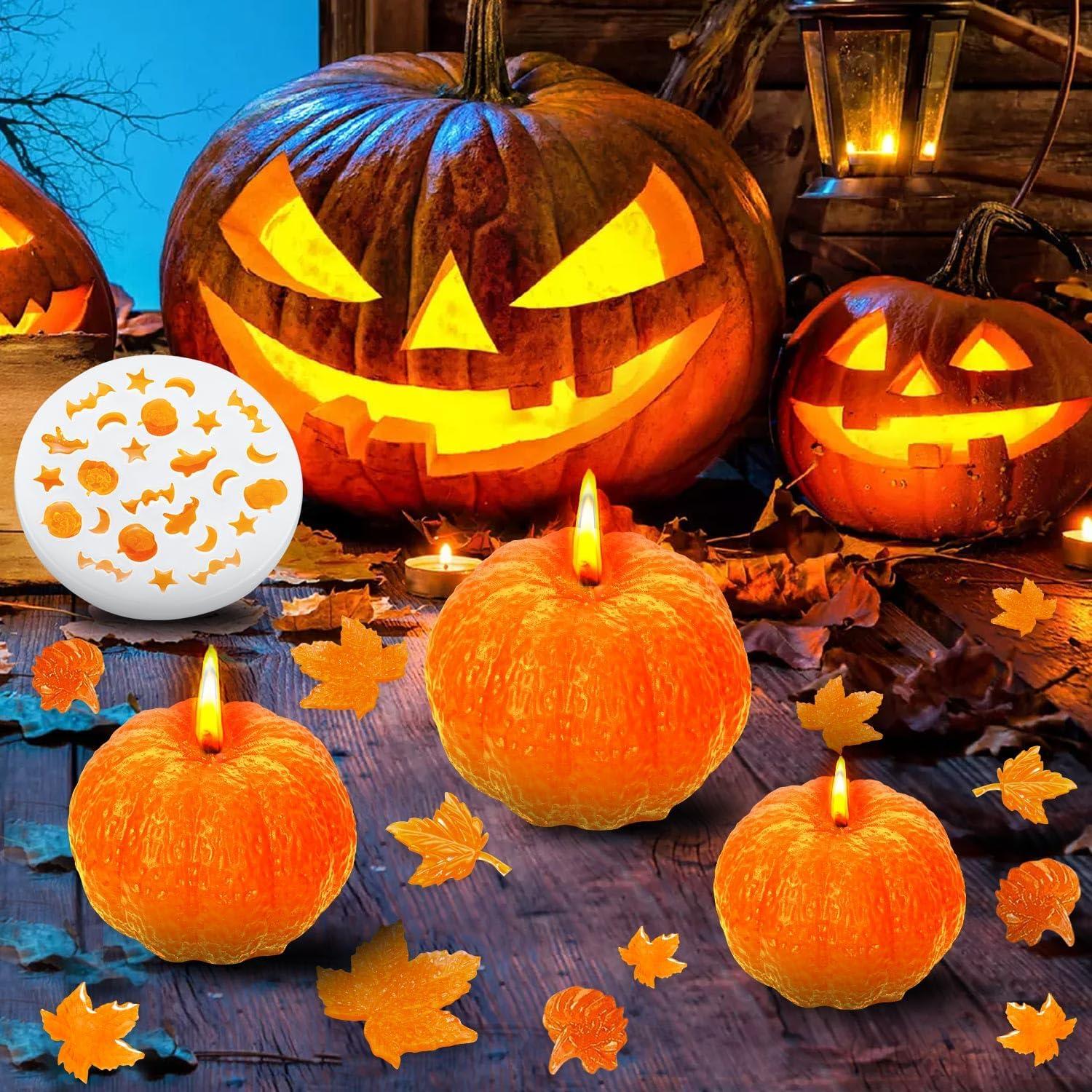 Moldes de Silicona para Velas Halloween KVCSYAW - 7 Pcs