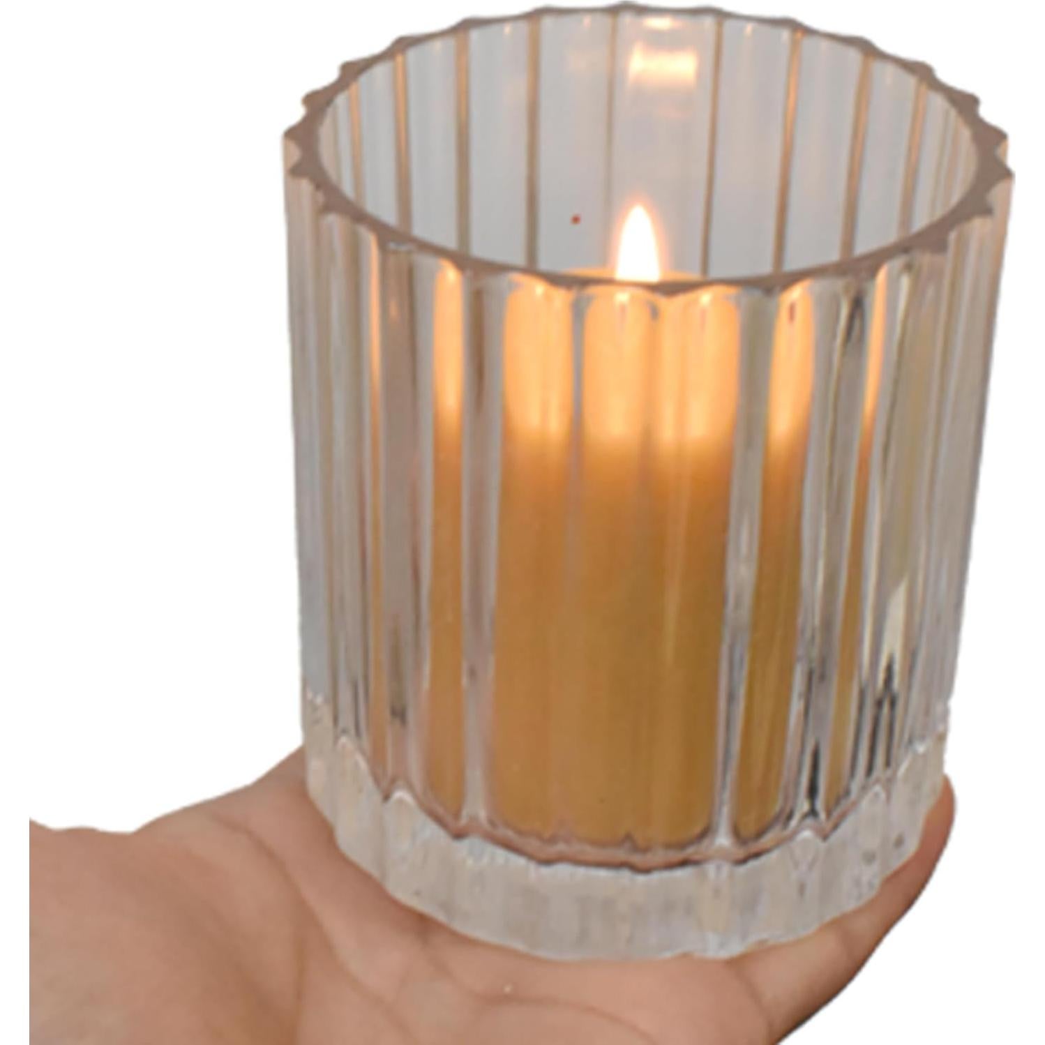 Molde de Vela Cilíndrica ESEDAGE - 3 Paquetes de Silicona