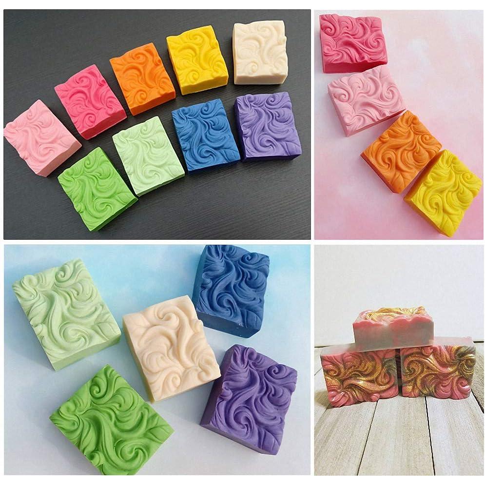 Molde de Jabón de Silicona HiParty Olas del Océano 4 Cavidades