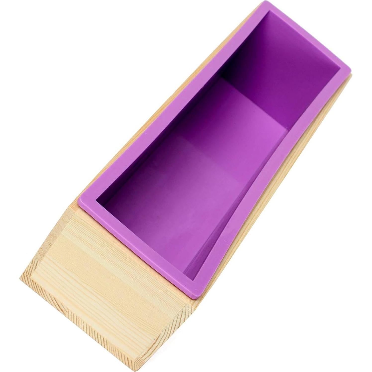 Molde de Silicona Rectangular Ogrmar 2PCS para Jabón y Pasteles