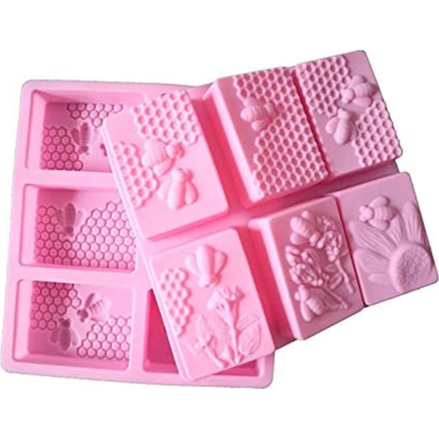 Moldes de Jabón de Silicona Rectangular DD-life 2 Pcs