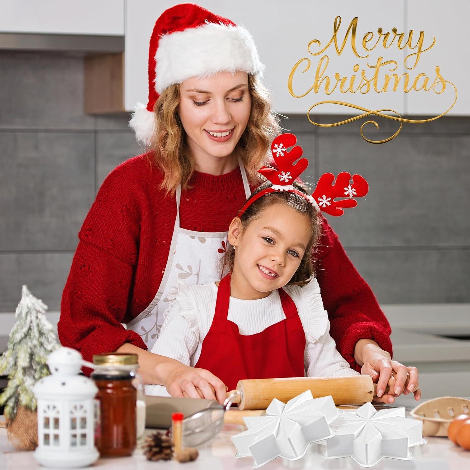 Molde de Silicona Copo de Nieve 22.2cm OMDBAGD para Pastel