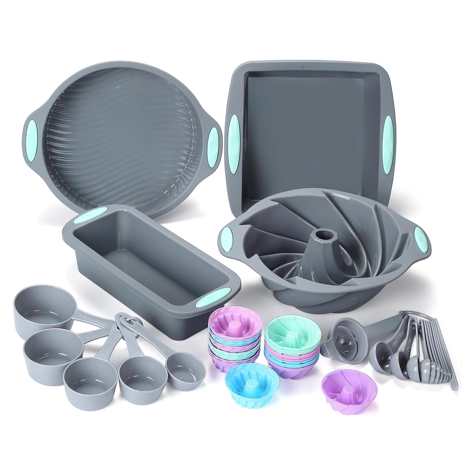 Juego de Utensilios de Hornear de Silicona 45 Piezas To Encounter