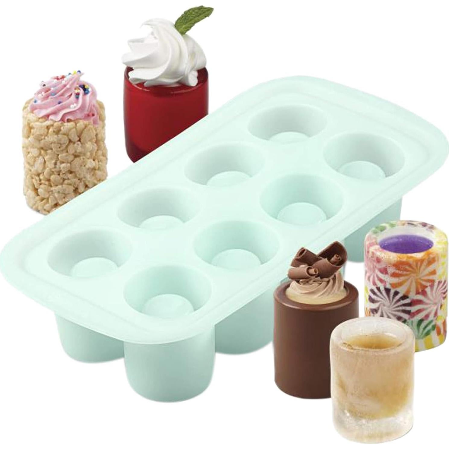 Molde de Silicona para Vasos de Chupito Wilton 8 Cavidades