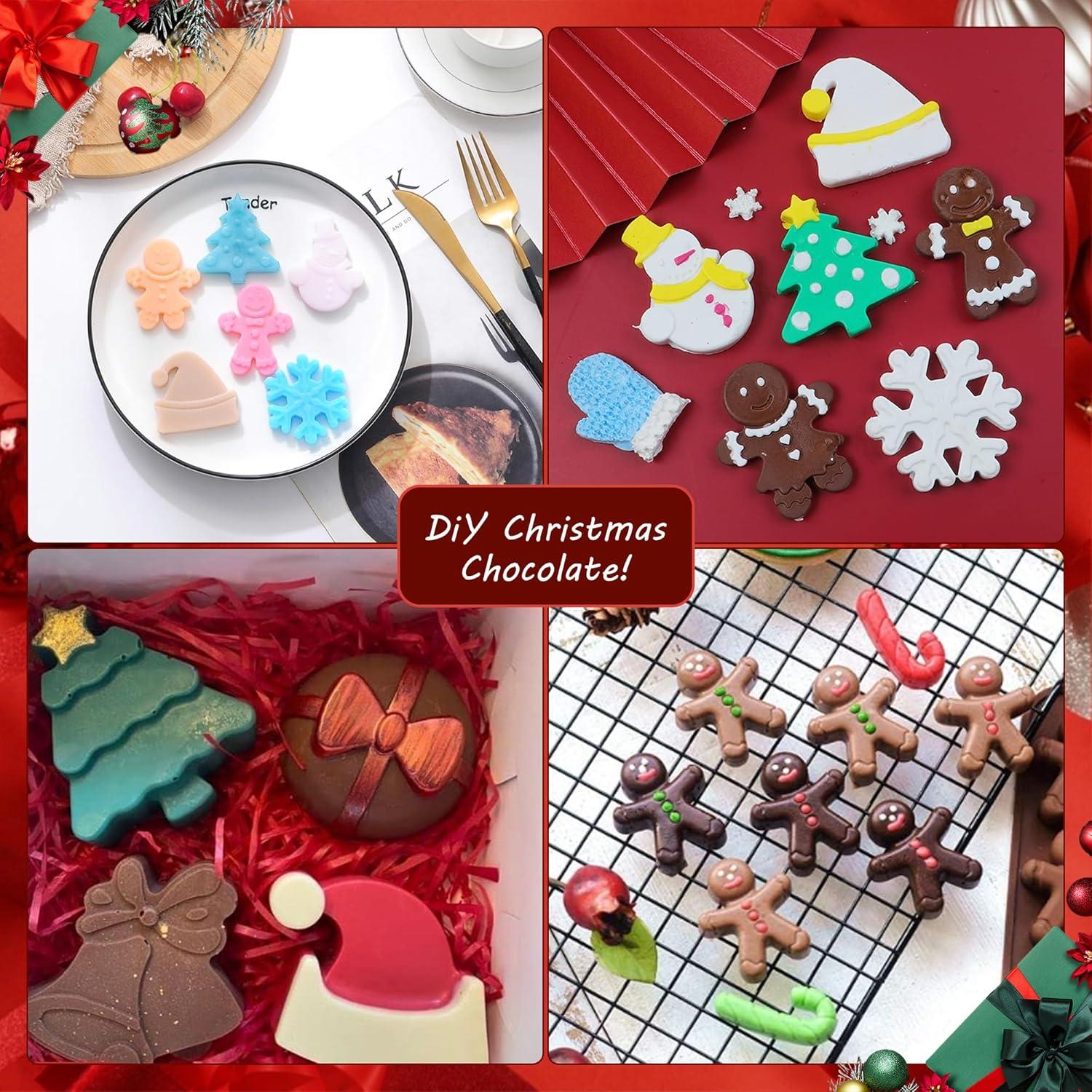 Molde de Silicona Zorazio Navidad 2Pack 12 Cavidades