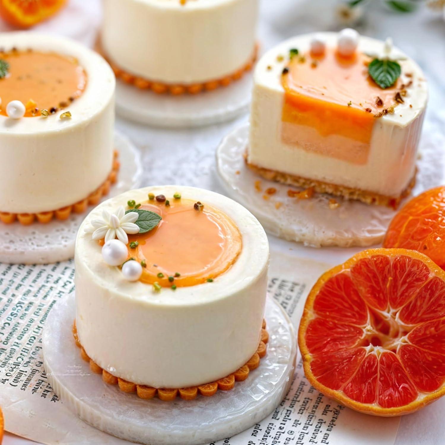 Moldes de Silicona para Hornear 6 Cavidades Taza de Pudding