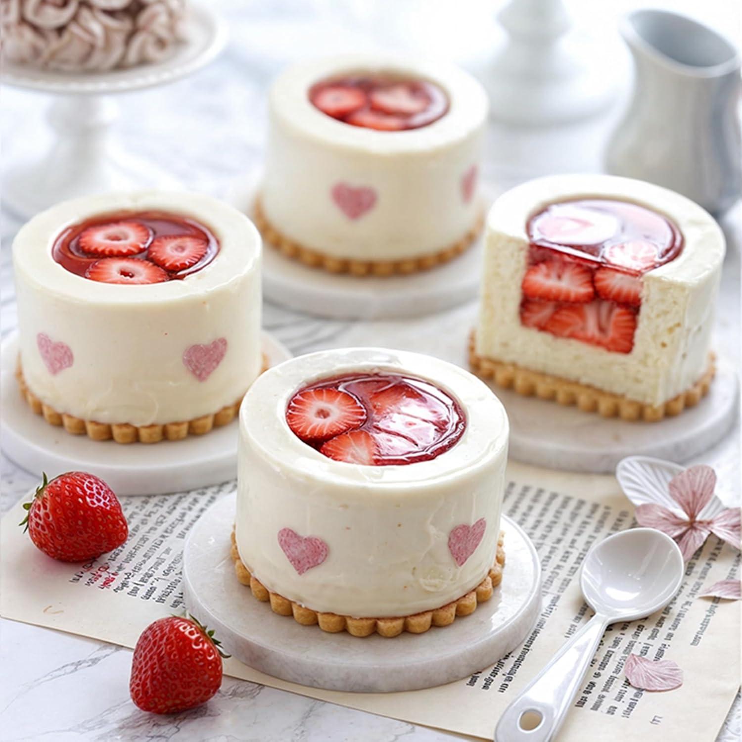 Moldes de Silicona para Hornear 6 Cavidades Taza de Pudding