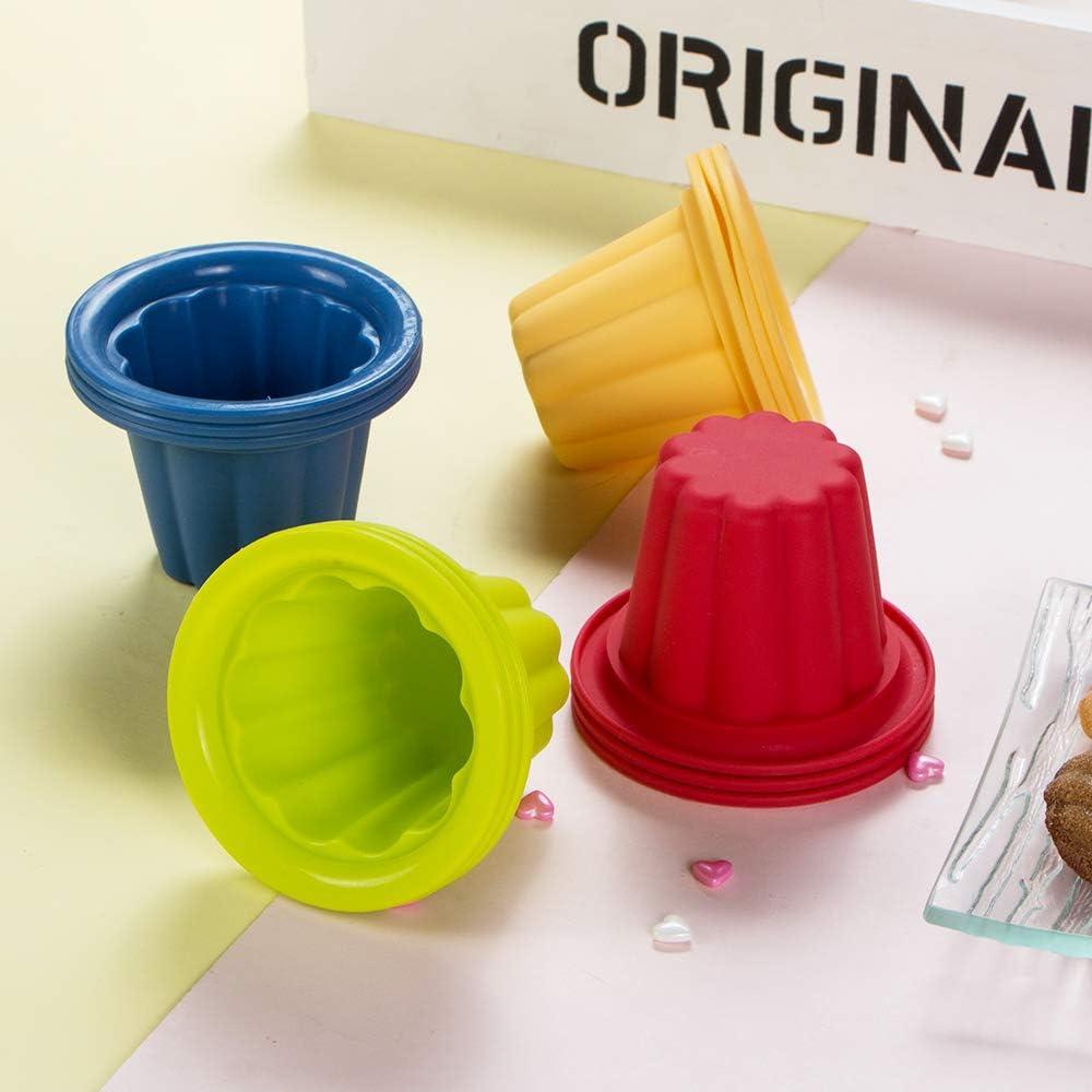 Moldes de Silicona Webake para Pudding 12 Pack 100 ml