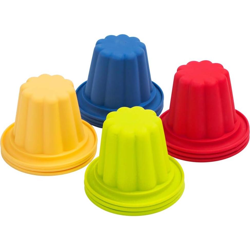 Moldes de Silicona Webake para Pudding 12 Pack 100 ml