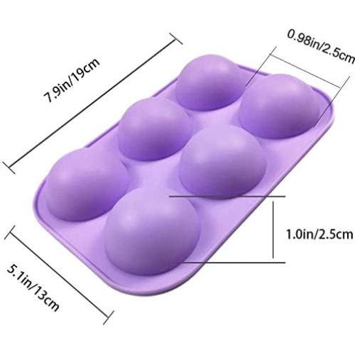 Moldes de Silicona Semiesféricos LEDeng - 2 Cavidades 51.42ml