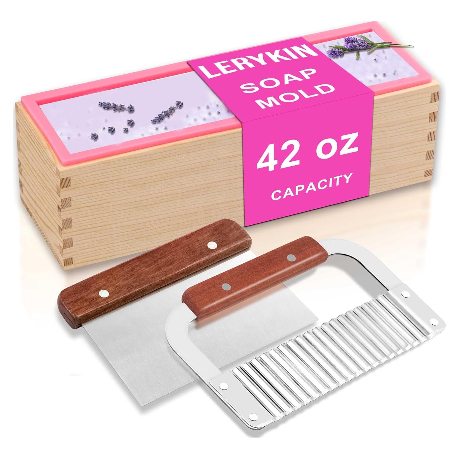 Kit de Molde de Jabón LERYKIN con Cortador de Acero Inoxidable