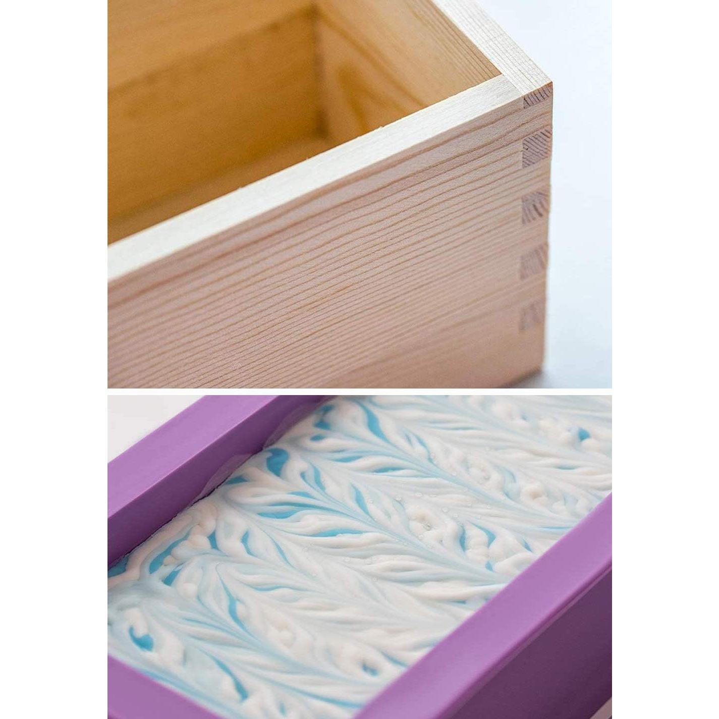 Kit de moldes de silicona para jabones MDPQT 2 PCS 44oz