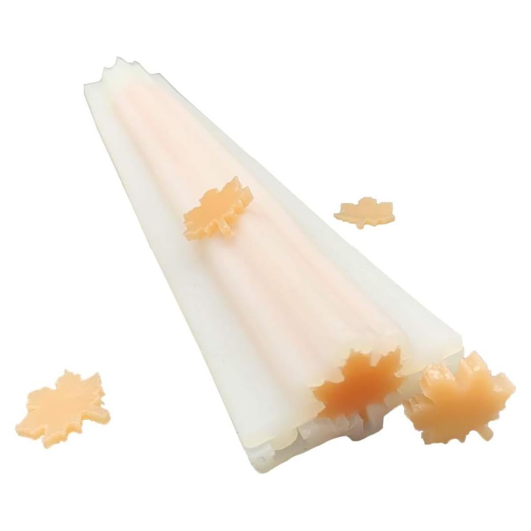 Molde de Silicona para Jabón y Vela Hoja de Arce EchoDone