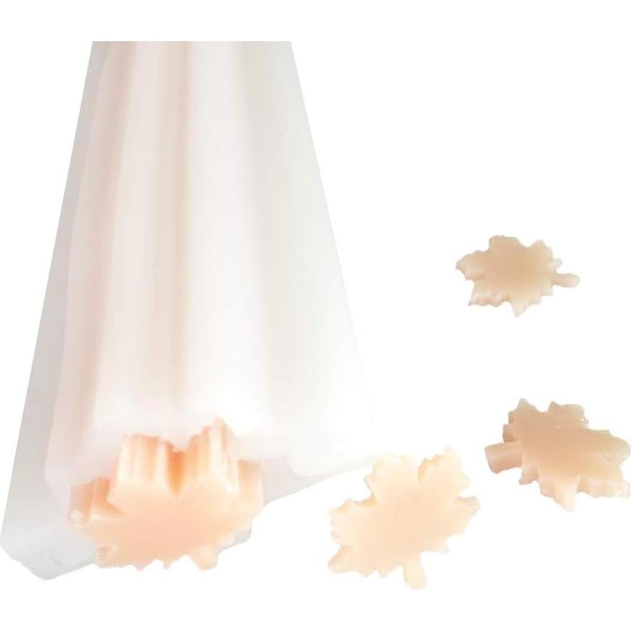 Molde de Silicona para Jabón y Vela Hoja de Arce EchoDone