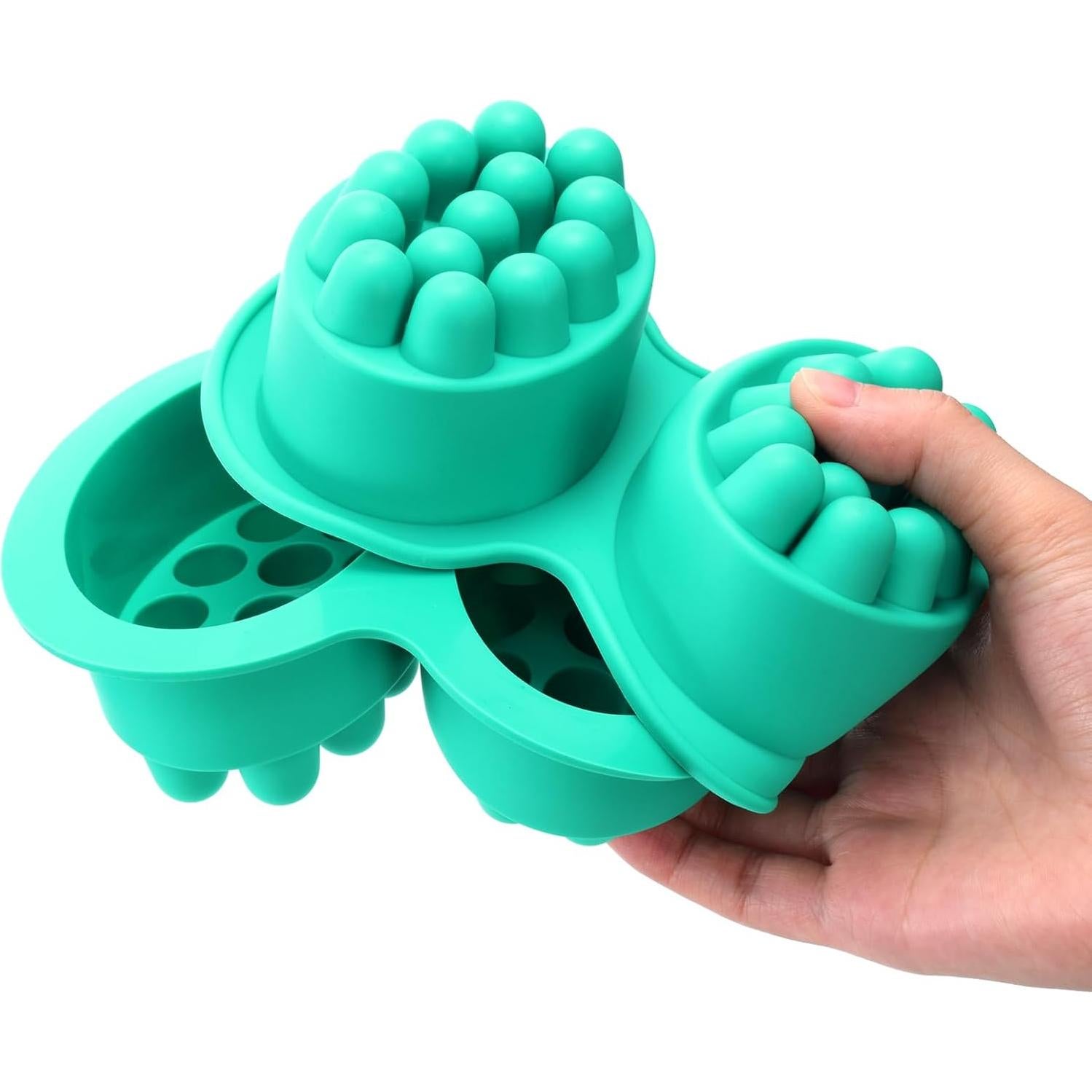 Moldes de Jabón de Silicona Hedume 4 Piezas Antiadherentes